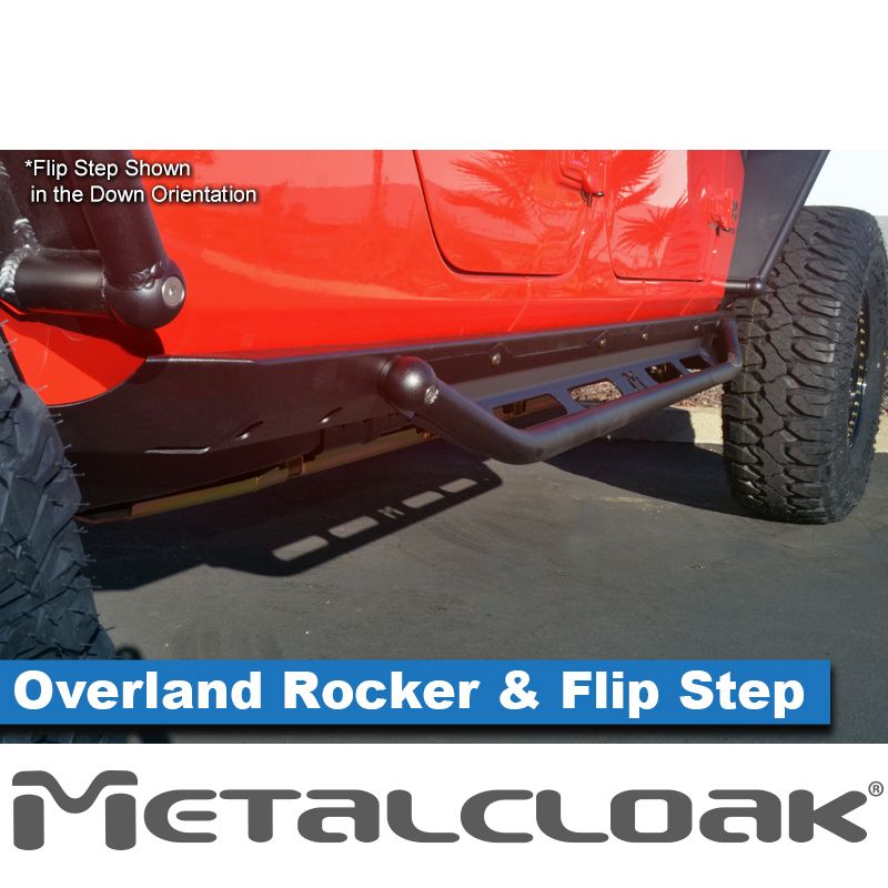 MetalCloak - Overland Rocker & Flip Step Kit, Pair (6353*) – West Coast ...