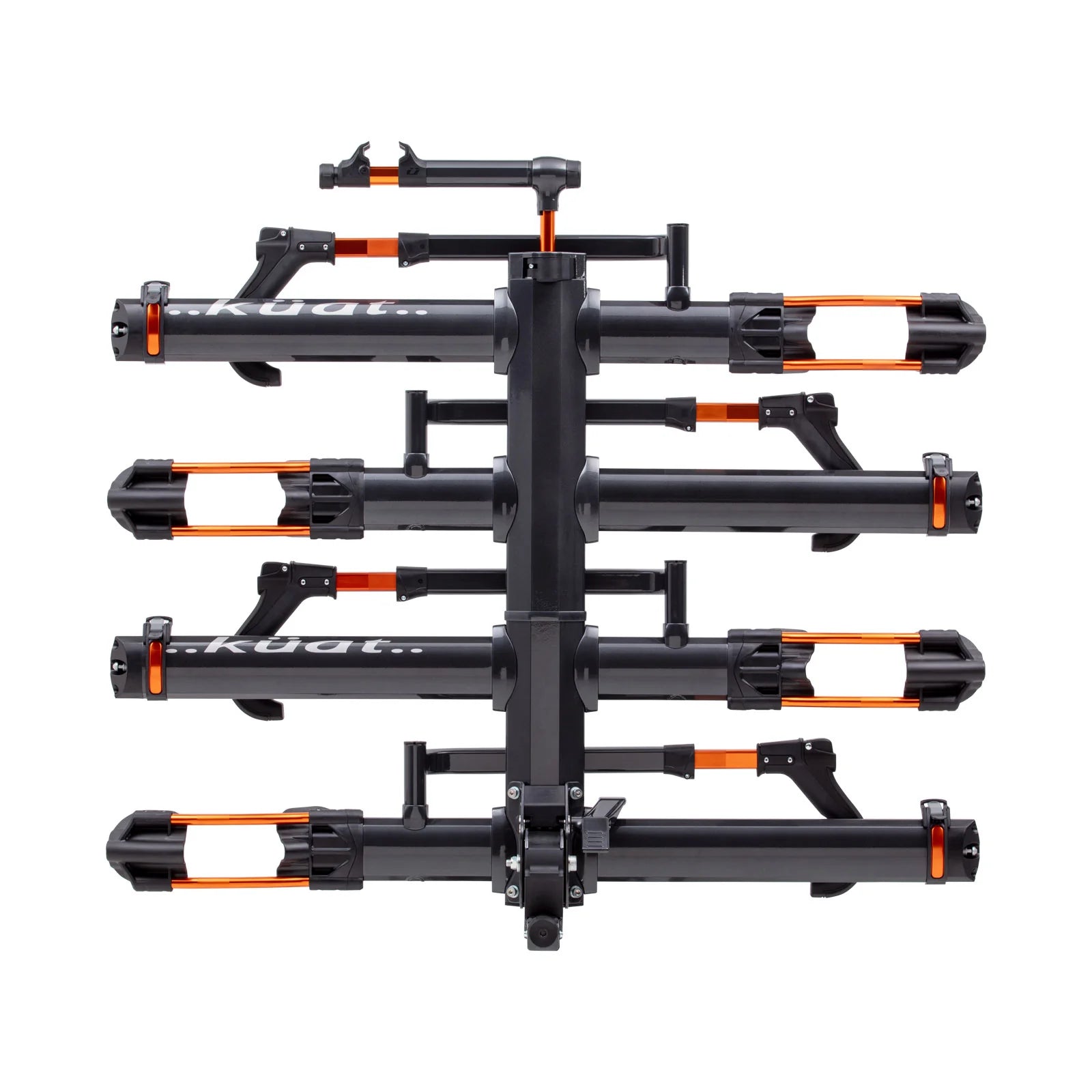 Kuat NV™ 2.0 4-Bike Hitch Rack – Gray Metallic & Orange Anodize (2-Inch ...