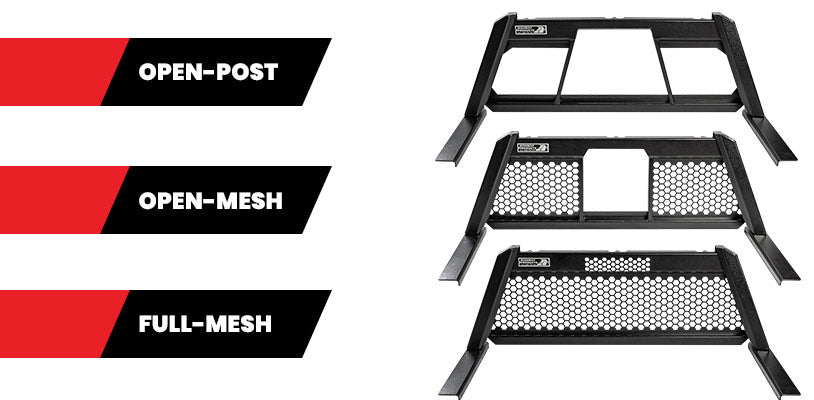 Highway Products - Guardian HD Open Mesh Headache Rack - Chevy 2500/ ...