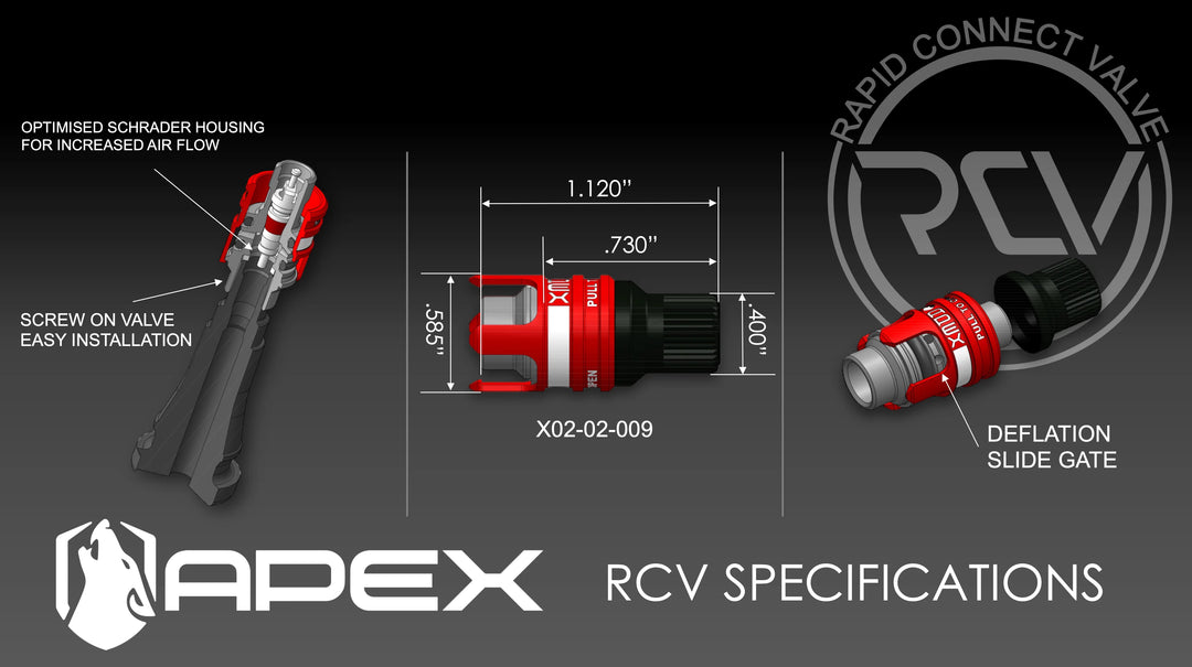 Apex - Rapid Connect Valve (X02-02-009), West Coast Off Roaders  West  Coast Off-Roaders